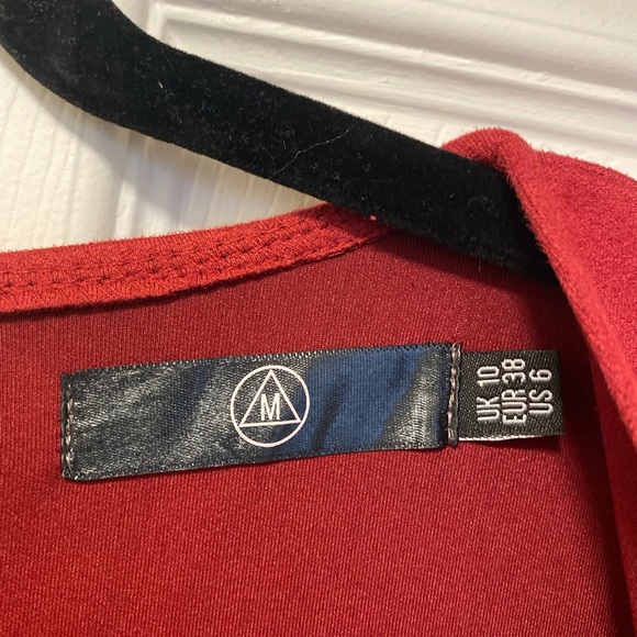 Brand new burgundy colored dress! Never been worn ! - Picture 4 of 5